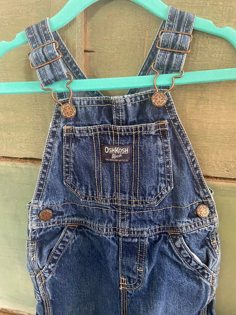 Pre-Loved OshKosh Denim Overalls *18 Months - Deer Creek Mercantile