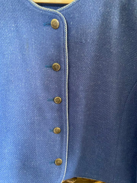 Vintage Pendleton Blue Suit Wool Jacket *Women's - Deer Creek Mercantile