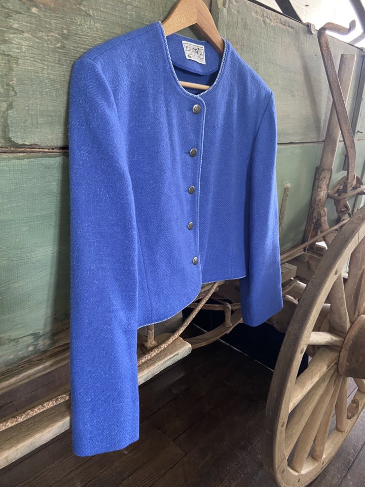 Vintage Pendleton Blue Suit Wool Jacket *Women's - Deer Creek Mercantile