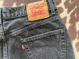 Vintage Black Cutoff Levi's Denim Shorts Sz 34 (Fits like 32") - Deer Creek Mercantile