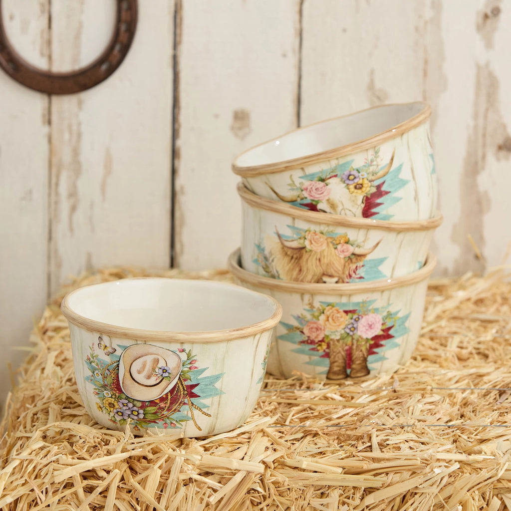 Rosewood Ranch Ice Cream Bowl - Deer Creek Mercantile