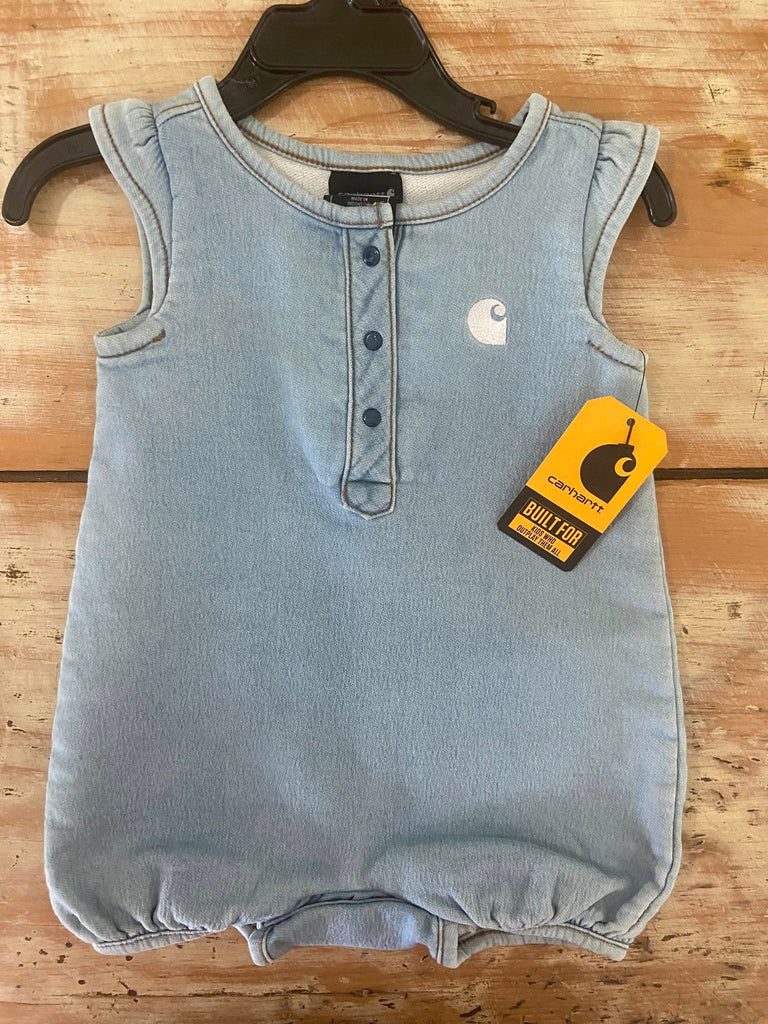 Carhartt Denim 1 Piece Outfit Size 9 Months - Deer Creek Mercantile
