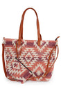 Western Weekender Southwestern Tote Bag *Red - Deer Creek Mercantile