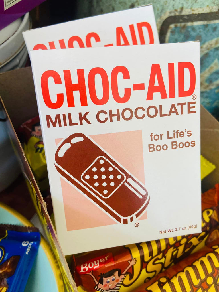 Choc-Aid Bandaids, Milk Chocolate, 2.7oz - Deer Creek Mercantile