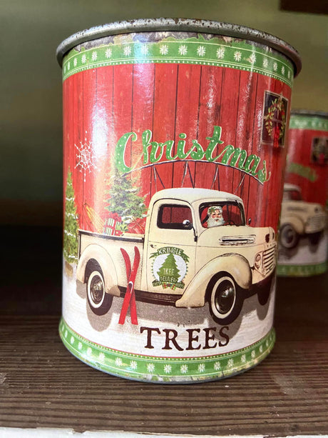 Christmas Collection Christmas Tree Can - Deer Creek Mercantile