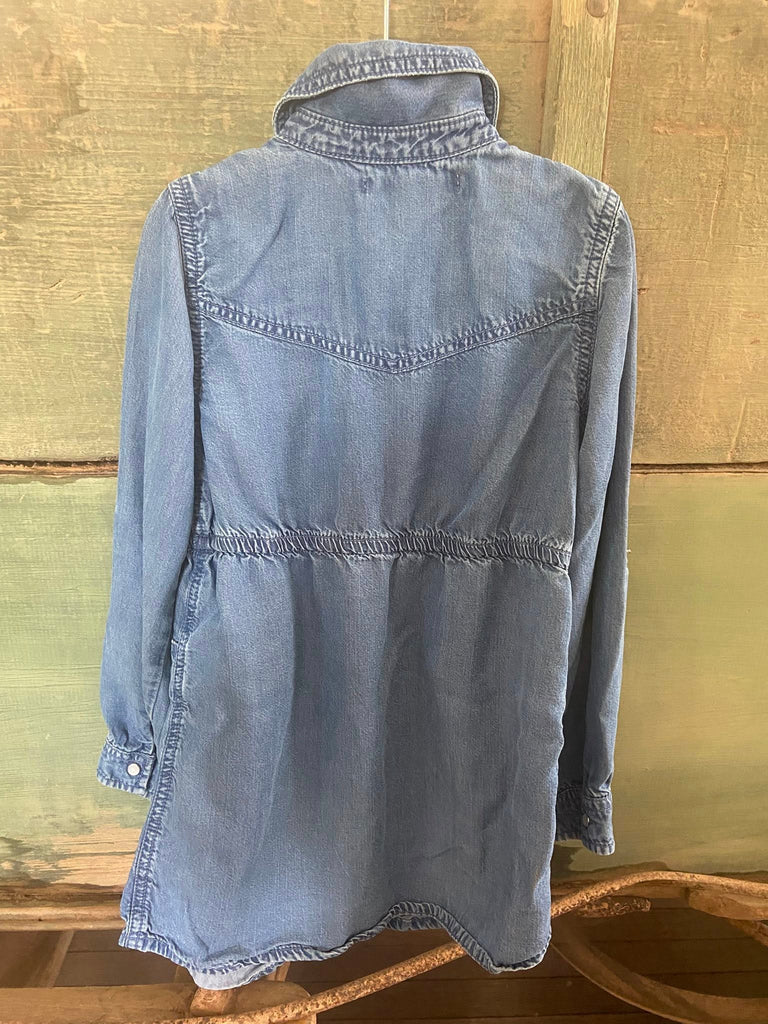 Pre-Loved Calvin Klein Girls Denim Dress *Size 6 - Deer Creek Mercantile