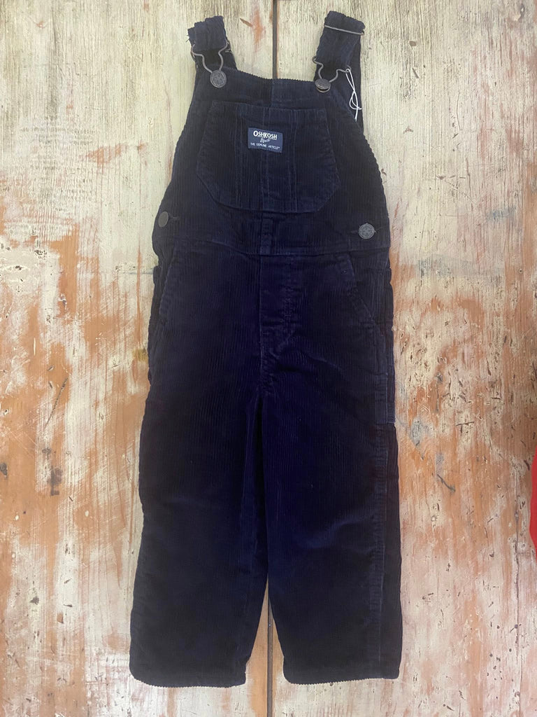 Pre-Loved OshKosh Blue Corduroy Overalls Size 2T - Deer Creek Mercantile
