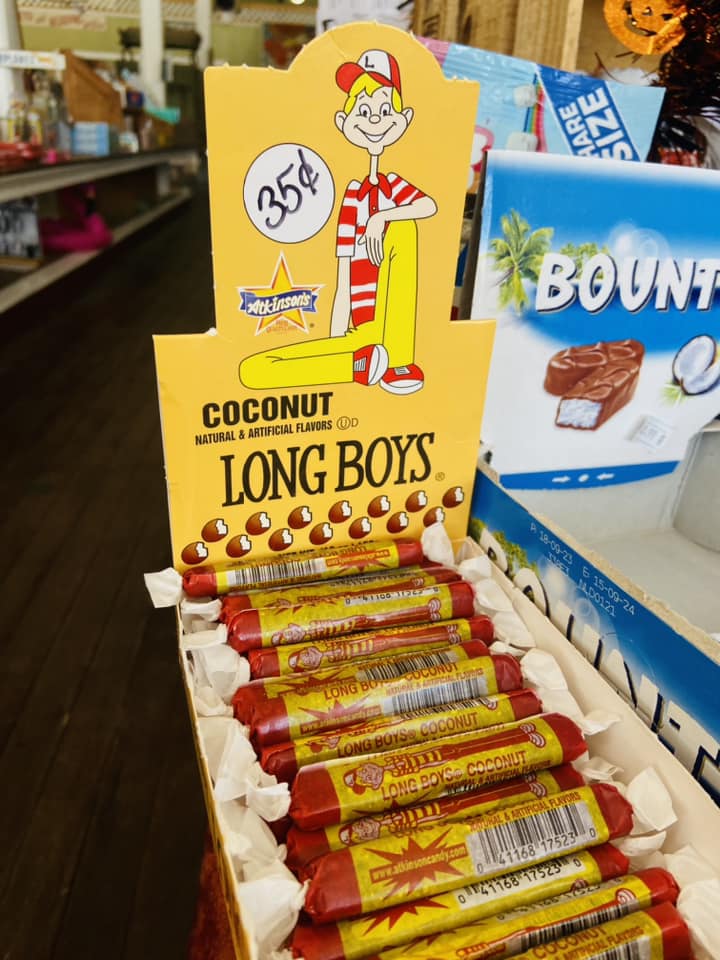 Coconut Long Boys Candy - Deer Creek Mercantile