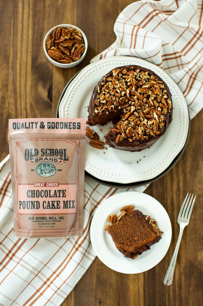 Chocolate Pound Cake Mix (Old School Brand) - Deer Creek Mercantile