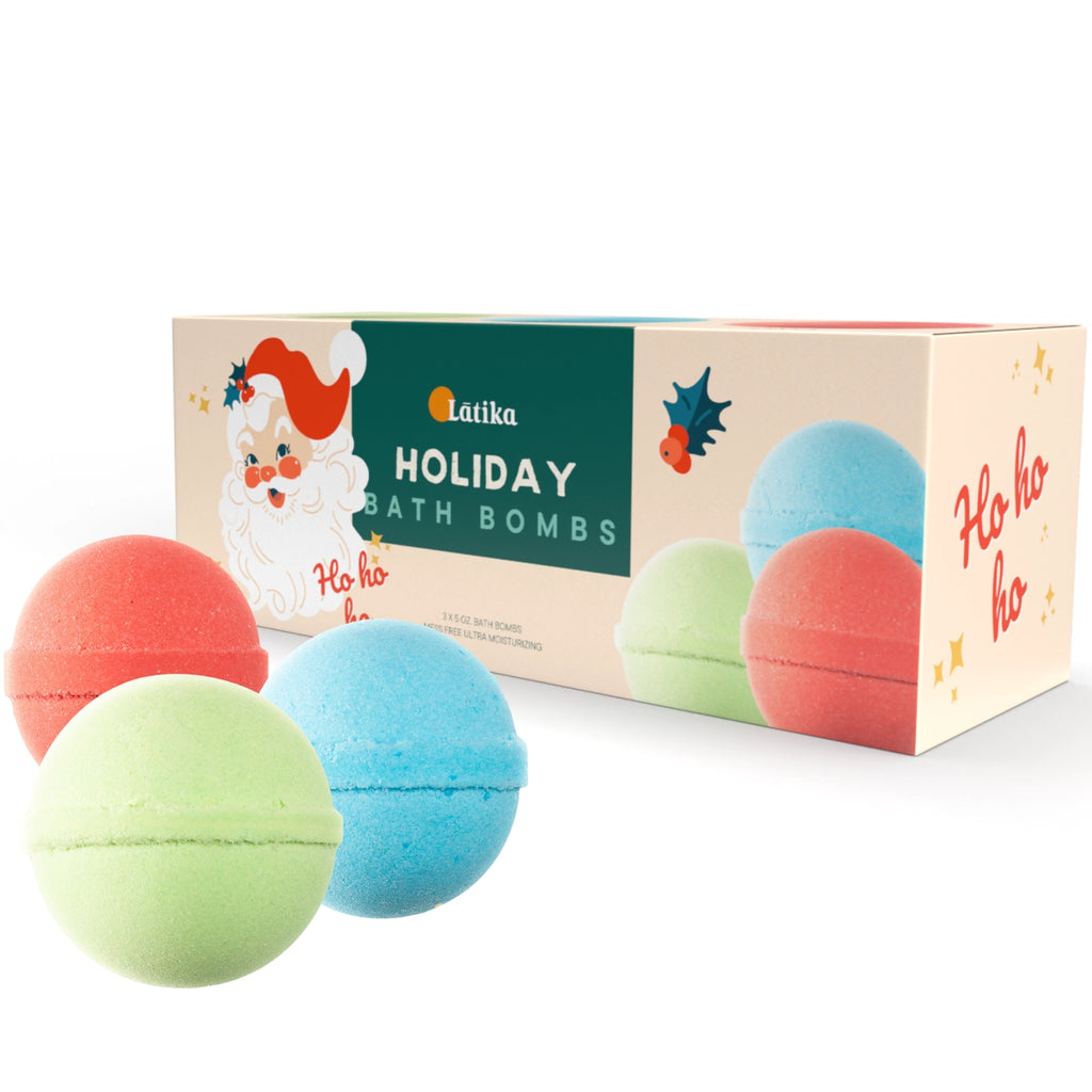 Holiday Christmas Bath Bomb Set - Santa - Deer Creek Mercantile