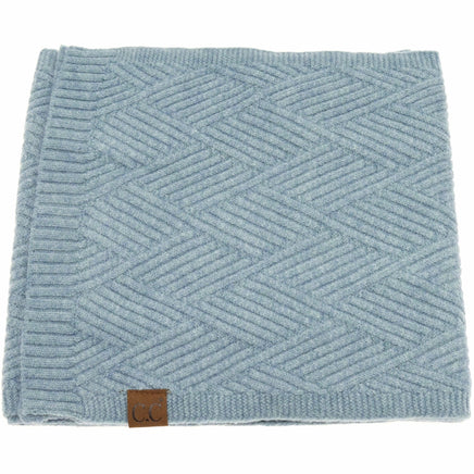 Heathered C.C. Scarf (Steel Blue Mix) - Deer Creek Mercantile