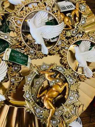 Golden Deer or Dove Ornament - Deer Creek Mercantile