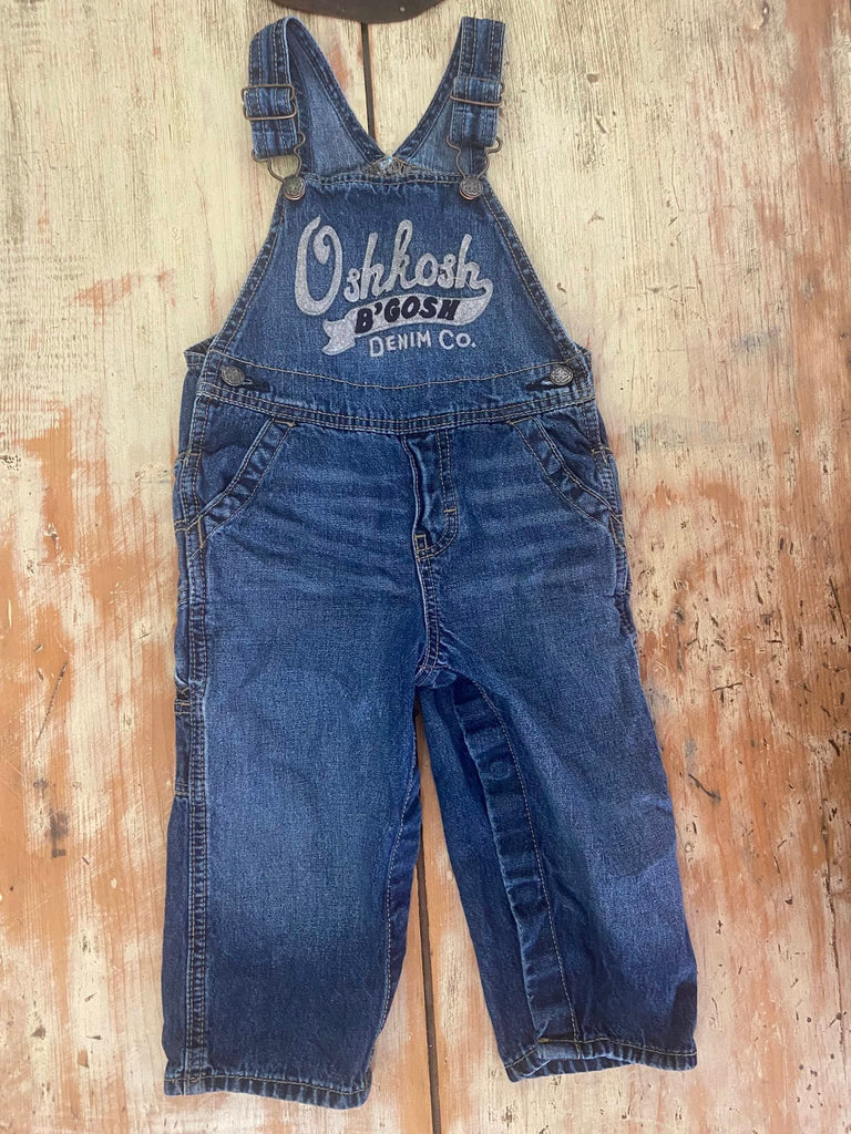 Pre-Loved Oshkosh B'Gosh Denim Co. Overalls *24 Months - Deer Creek Mercantile