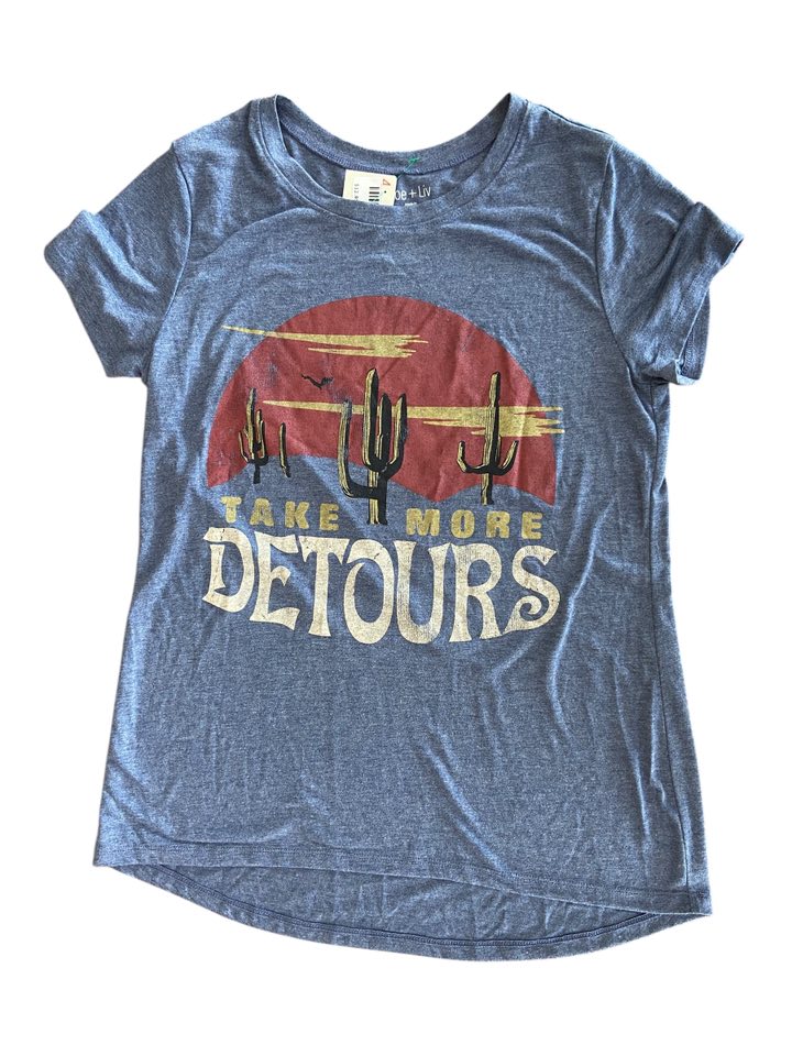 Pre-Loved Take More Detours Graphic Tee *Size Large - Deer Creek Mercantile