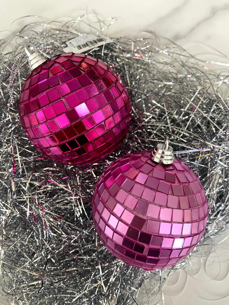 Pink Disco Ornament *Kurt S. Adler - Deer Creek Mercantile