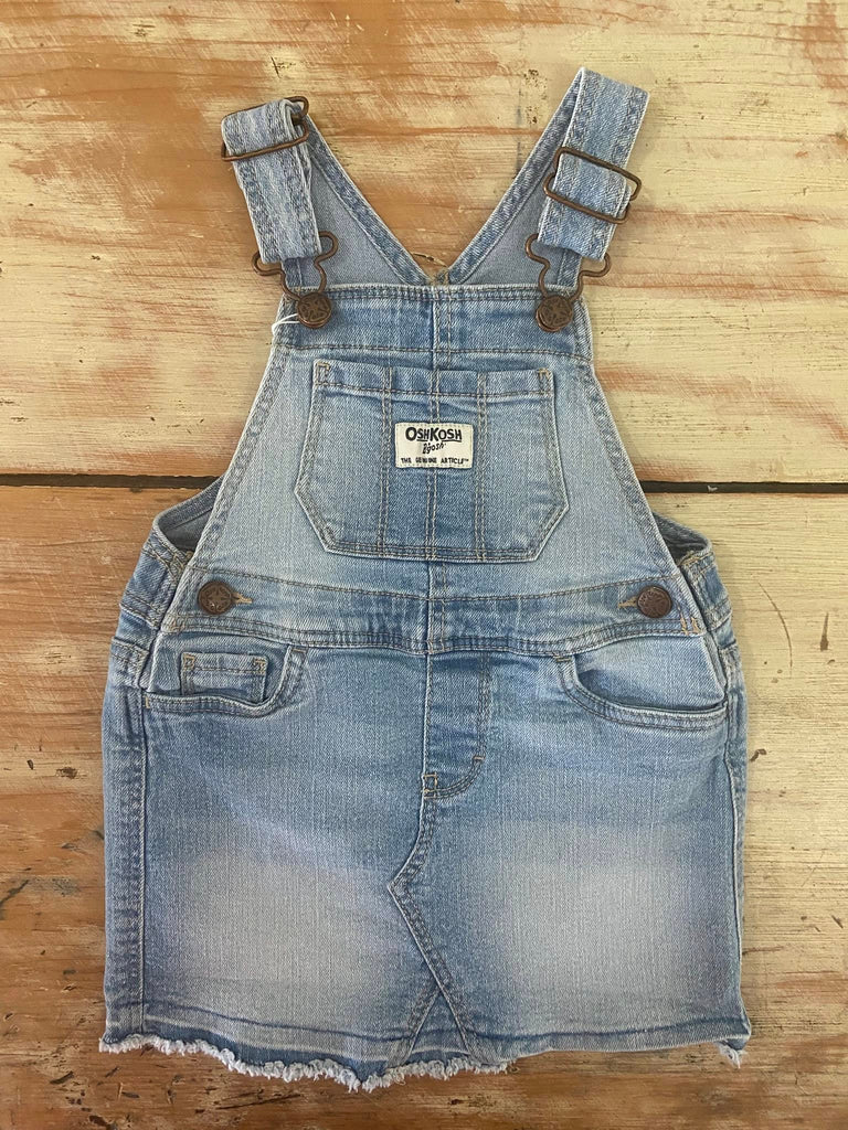 Pre-Loved OshKosh Denim Dress Size 18M - Deer Creek Mercantile