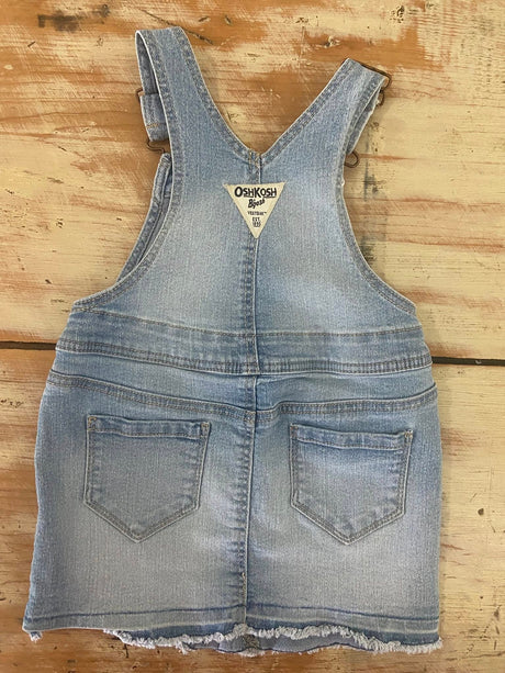Pre-Loved OshKosh Denim Dress Size 18M - Deer Creek Mercantile