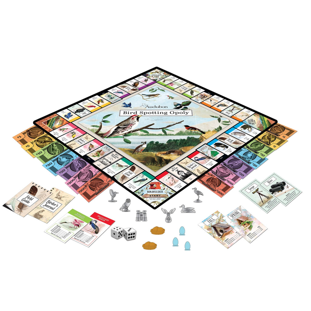 Audubon Bird Spotting Opoly Board Game - Deer Creek Mercantile