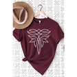 Boot Stitch Graphic Tee *Maroon - Deer Creek Mercantile