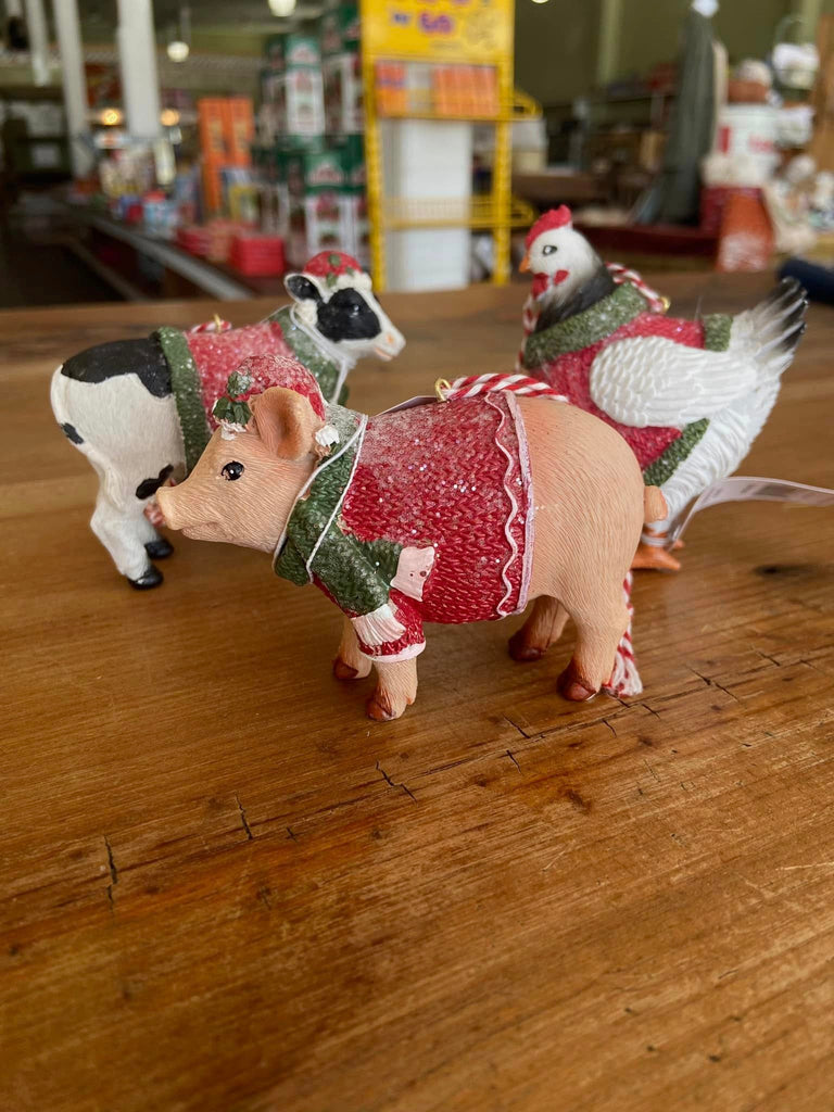 Jolly Farm Animal Christmas Ornament - Deer Creek Mercantile