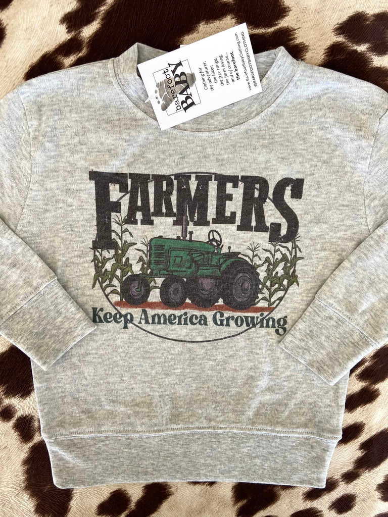 Green Tractor Farm Life Long Sleeve Top *Youth - Deer Creek Mercantile