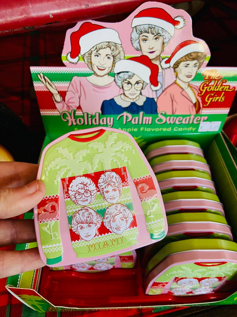 Golden Girls Holiday Sweater Candy Tin - Deer Creek Mercantile