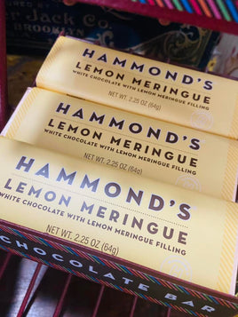 Lemon Meringue White Chocolate Bar 2.25oz (Hammonds) - Deer Creek Mercantile