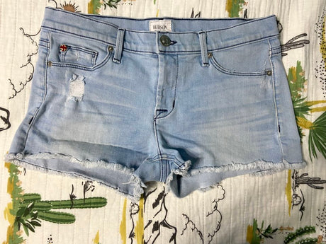 Pre-Loved Hudson Denim Shorts Size 27 *Light Wash - Deer Creek Mercantile