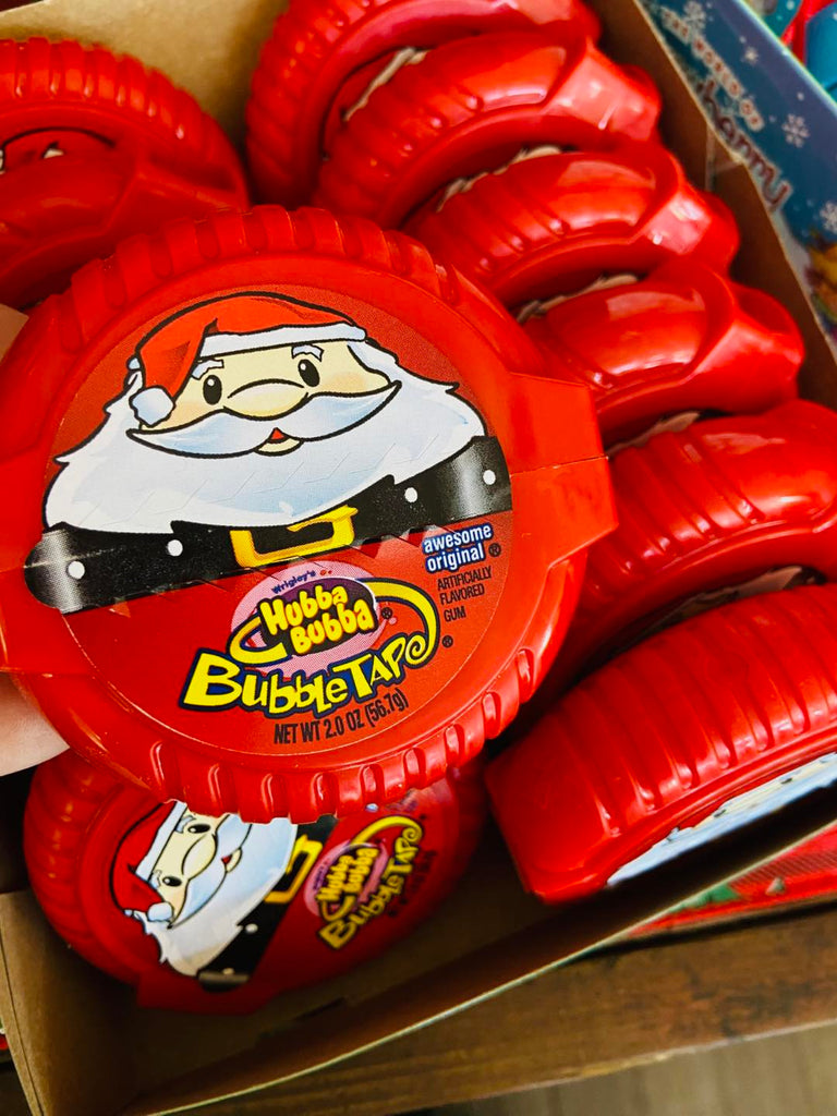 Hubba Bubba Bubble Gum Tape, Christmas, 2oz - Deer Creek Mercantile