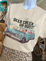 Deer Creek Or Bust Retro Graphic Tee - Deer Creek Mercantile