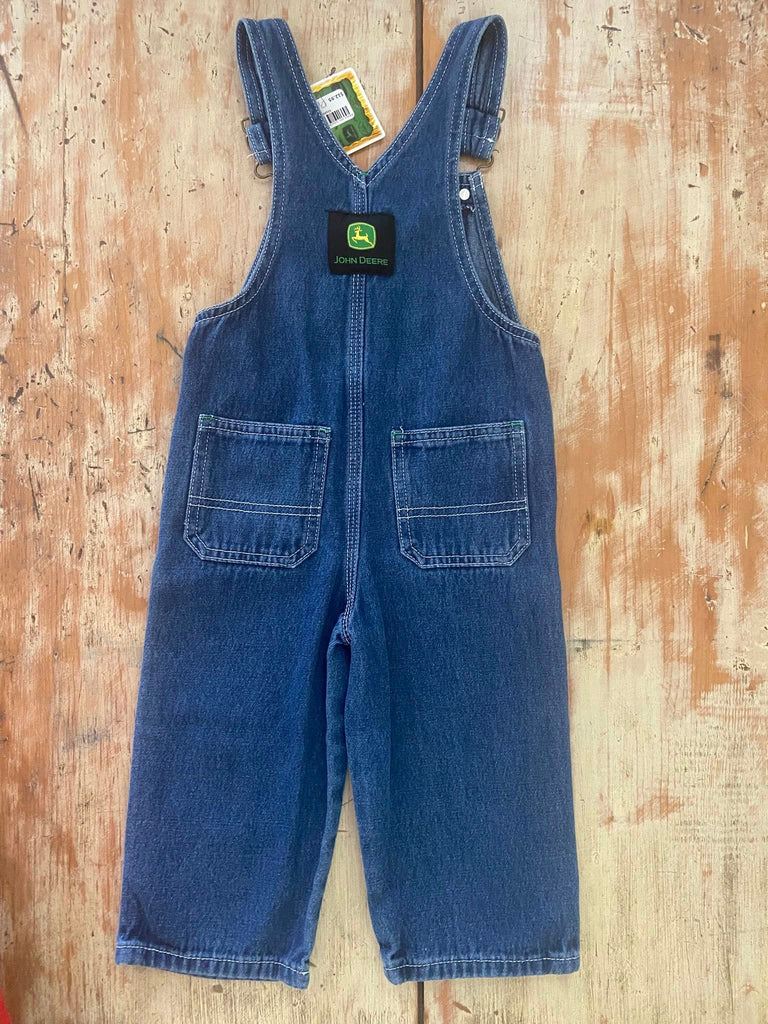 Pre- Loved John Deere Denim Overalls Size 2T - Deer Creek Mercantile