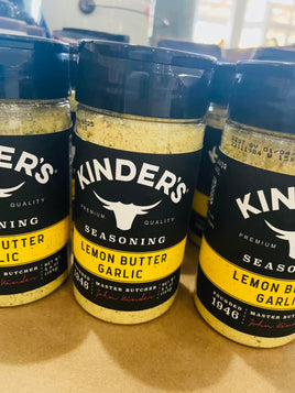 Lemon Butter Garlic Seasoning 5.6oz Kinder's - Deer Creek Mercantile