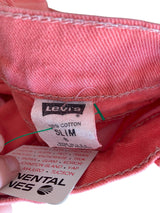 Vintage Pink/Coral Kid's Levi's Jeans MADE IN USA *Size 8 Slim