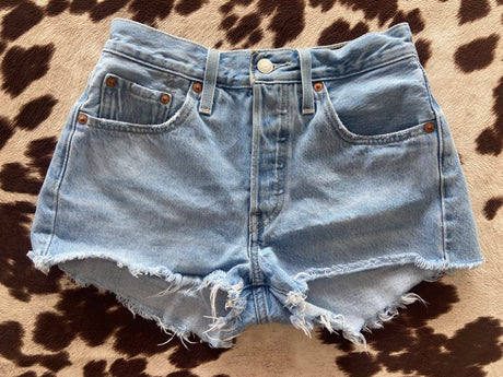 Pre-Loved Light Wash Levi's Denim Shorts Sz. 26 - Deer Creek Mercantile