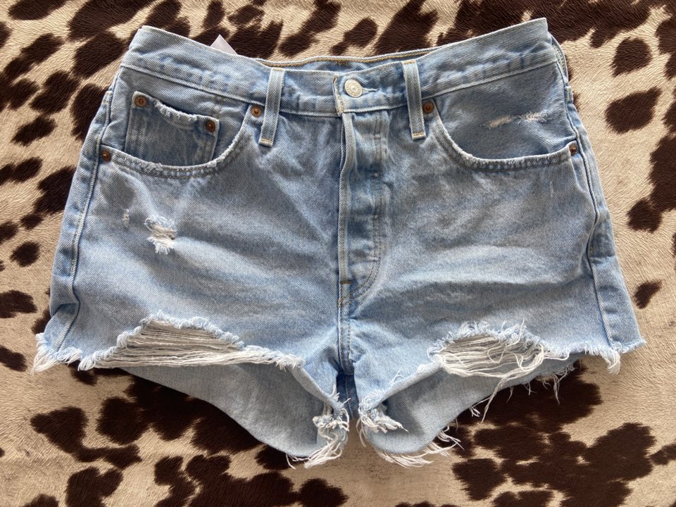 Pre-Loved Light Wash Levi's Denim Shorts Sz. 29 - Deer Creek Mercantile