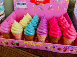 MAGIC Swirl Ice Cream Cone Lip Balm - Deer Creek Mercantile