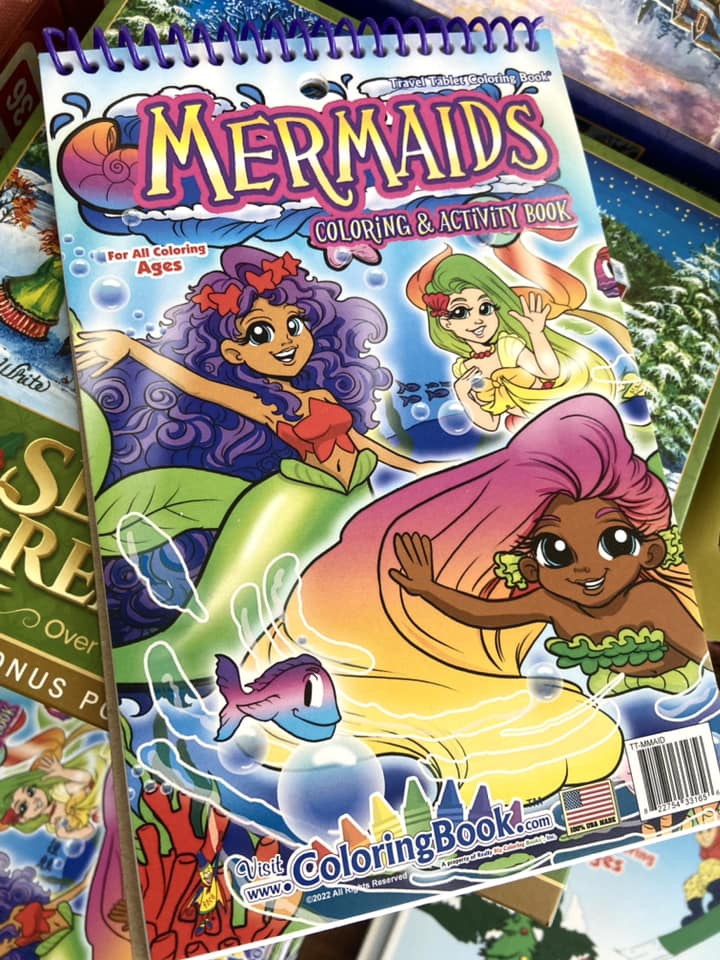 Mermaids Coloring Book - Deer Creek Mercantile