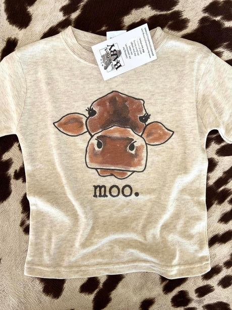 Moo Cow Tee Shirt *Youth - Deer Creek Mercantile