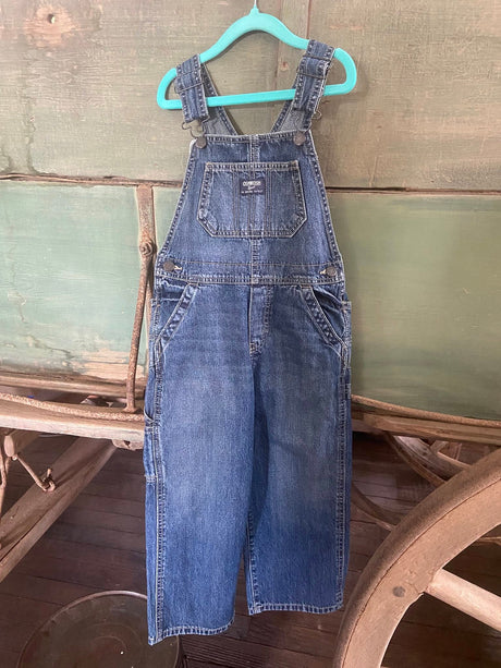 Pre-Loved OshKosh Denim Overalls Size 5T - Deer Creek Mercantile