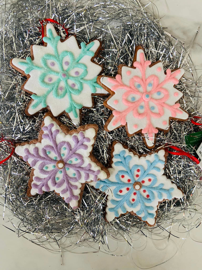 Pastel Gingerbread Snowflake Ornament *Kurt S. Adler - Deer Creek Mercantile