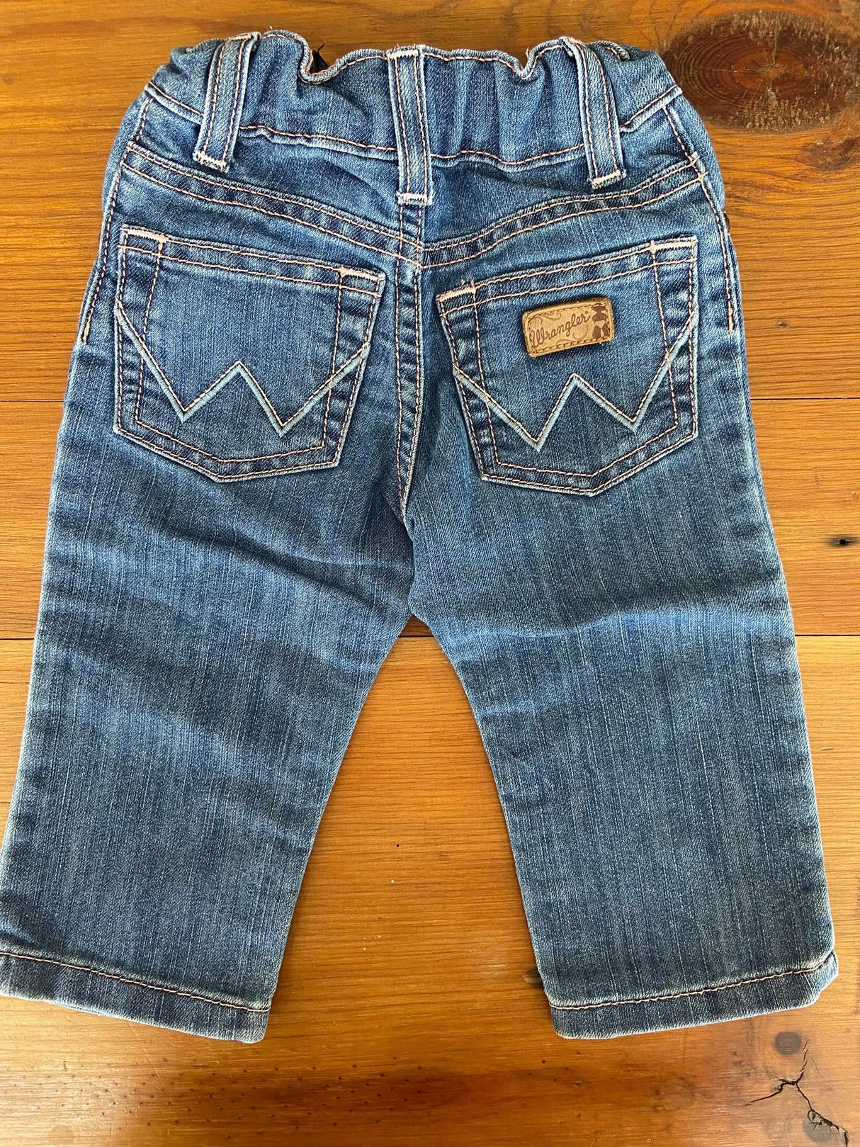 Pre-Loved Wrangler Western Baby Girls Patch Jeans*Size 6-9 Months - Deer Creek Mercantile