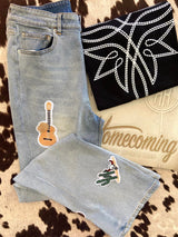 Rustic Rebel: The Patches Denim Jean - Deer Creek Mercantile