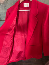 Vintage Pendleton Women's Wool Blazer Suit Coat Jacket | Red - Deer Creek Mercantile