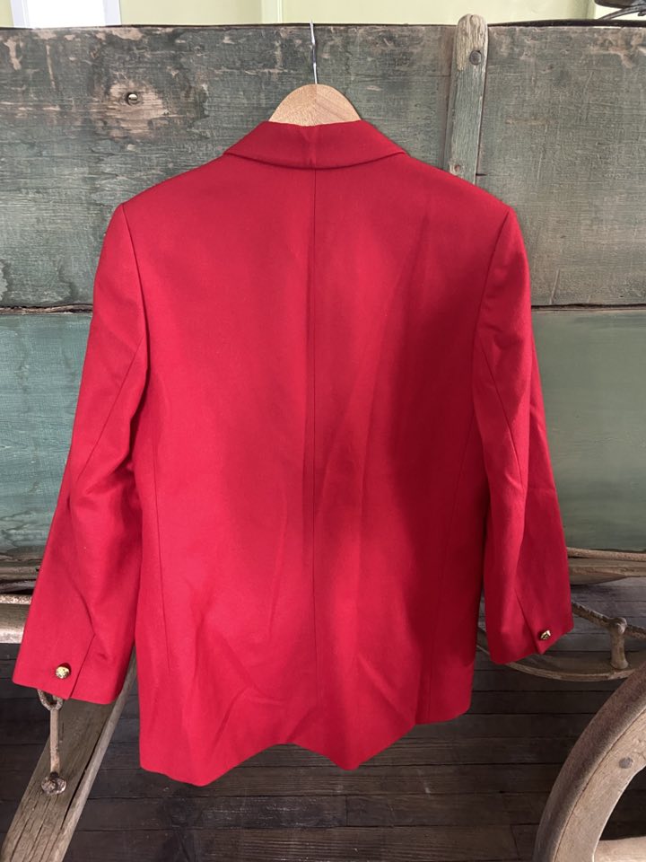 Vintage Pendleton Women's Wool Blazer Suit Coat Jacket | Red - Deer Creek Mercantile