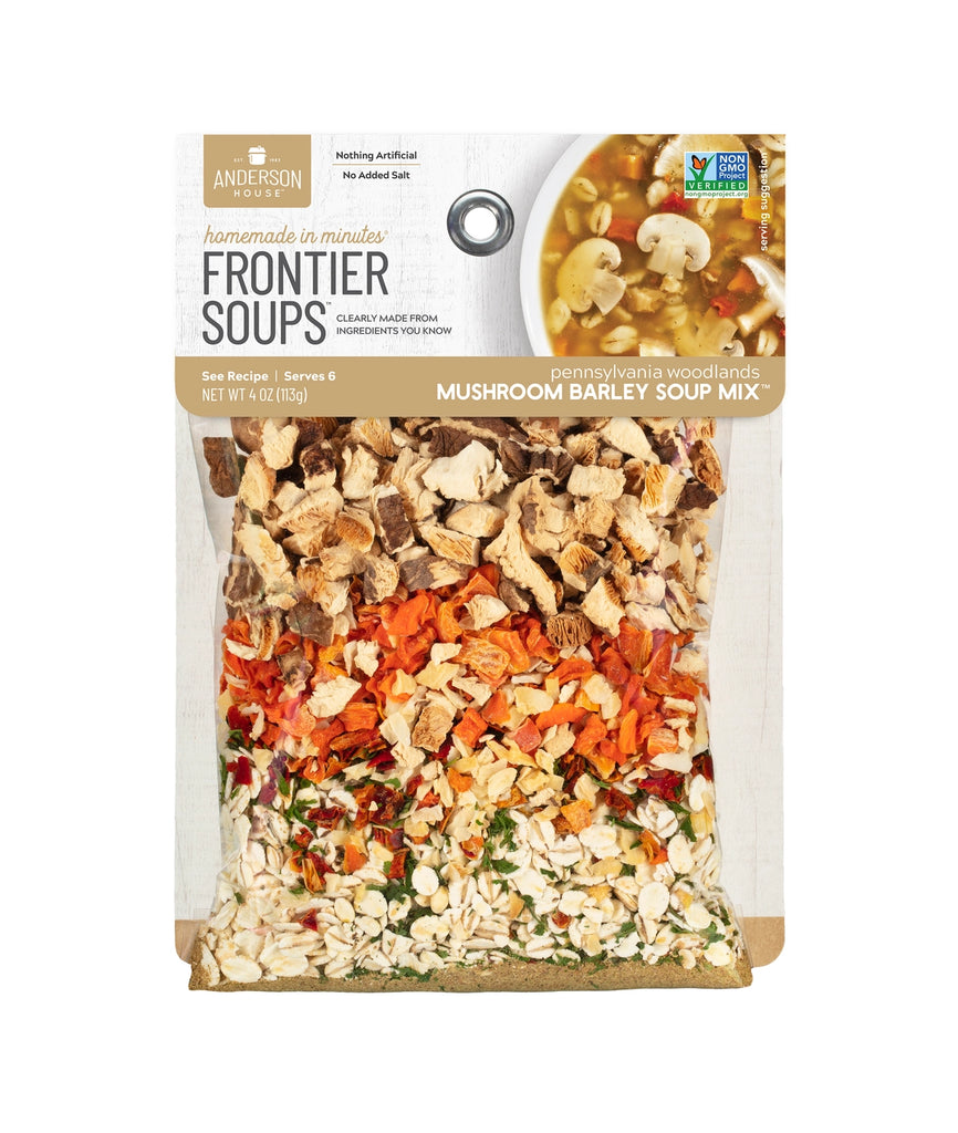 Pennsylvania Woodlands Mushroom Barley Soup Mix | Frontier Soups - Deer Creek Mercantile