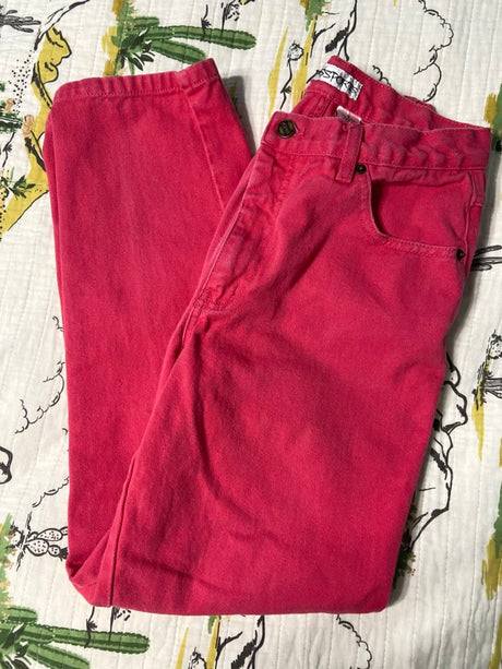 Vintage Passports Denim Jeans *Red Size 8 - Deer Creek Mercantile