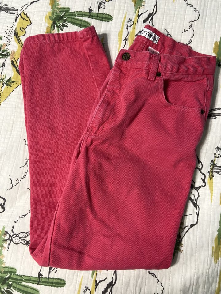 Vintage Passports Denim Jeans *Red Size 8 - Deer Creek Mercantile