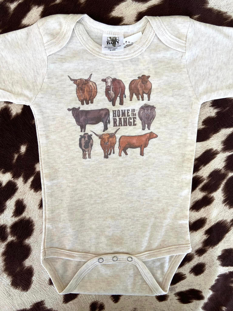 Home On The Range Baby Onesie - Deer Creek Mercantile