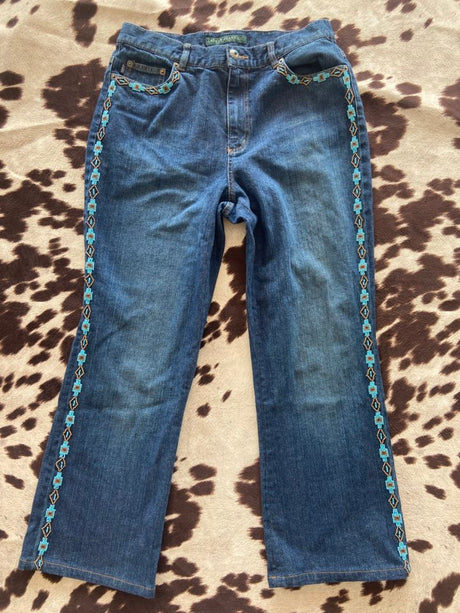 Pre-Loved Western Ralph Lauren Women's Denim Jeans Size 10 - Deer Creek Mercantile