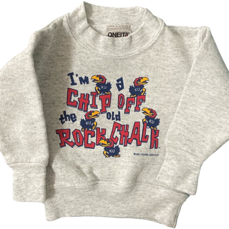 Vintage Kansas Jayhawks 1997 Sweatshirt *12 Months - Deer Creek Mercantile